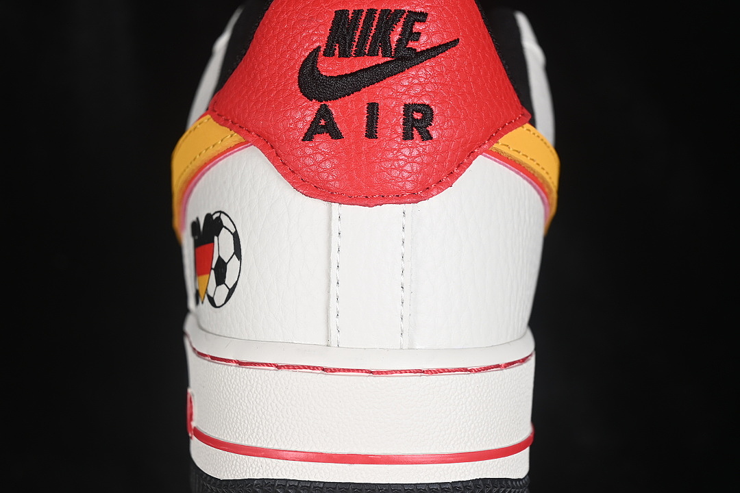Nike [NH0601-548]-[AIR FORCE 1 07 LOW CASUAL SNEAKERS WHITE/BLACK/RED]-[WOMAN:36-39]-[MAN:40-45] - Image 7