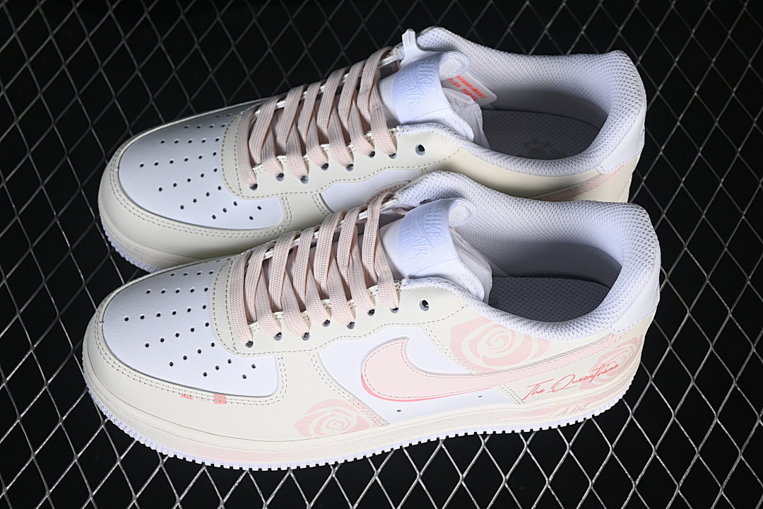Nike [ZH0316-150]-[AIR FORCE 1 07 LOW BEIGE/WHITE/PINK]-[WOMAN:36-39]-[MAN:40-45] - Image 11