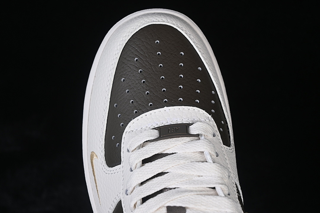 Nike [IR0796-030]-[AIR FORCE 1 07 LOW CASUAL SNEAKERS WHITE/BLACK/YELLOW]-[WOMAN:36-39]-[MAN:40-45] - Image 10
