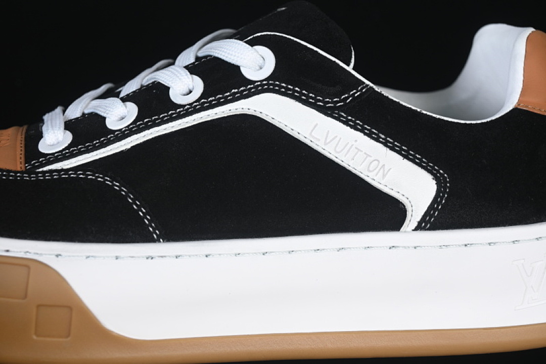 Louis Vuitton [LOUIS VUITTON SKATE SNEAKER CLASSIC 2025SS BLACK/WHITE]-[MAN:39-45] - Image 7