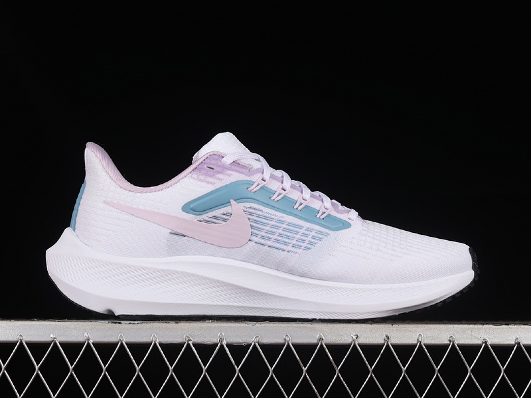 Nike [DZ4445-100]-[AIR ZOOM PEGASUS 39 WHITE/CERULEAN/BLACK/DOLL]-[WOMAN:36-39]-[MAN:40-46] - Image 15