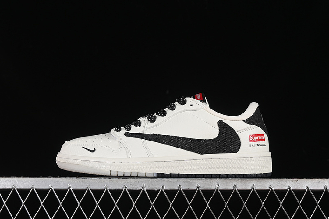Jordan [JH6088-704]-[TRAVIS SCOTT X FRAGMENT DESIGN AIR JORDAN 1 LOW OG SP WHITE/BLACK]-[36-45], photo 1