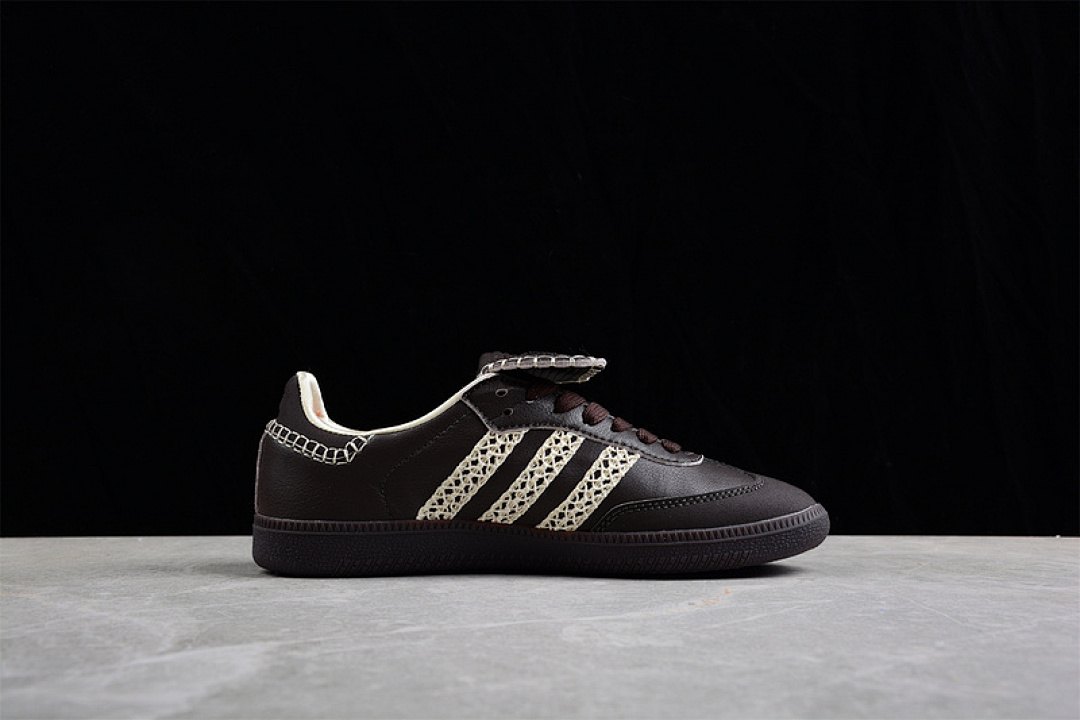Adidas [FX7517]-[WALES BONNER X SAMBA SHOES BLACK/CREAM WHITE/CORE BLACK]-[WOMAN:36-39]-[MAN:40-45] - Image 11