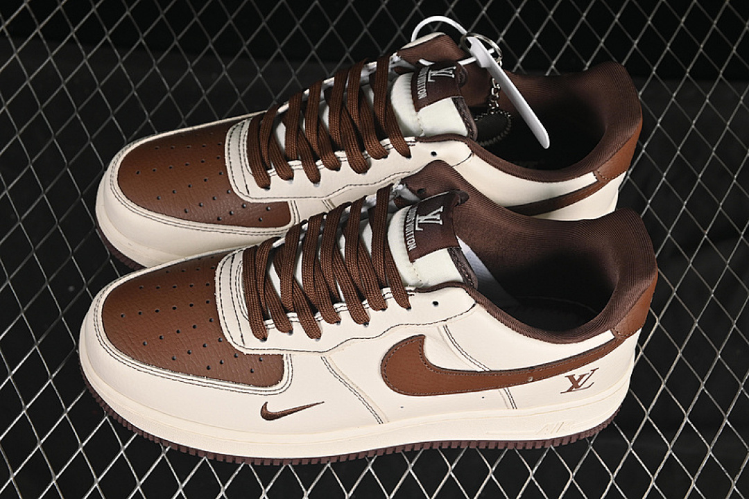 Nike [KK1988-087]-[AIR FORCE 1 07 LOW LV WHITE/BROWN]-[WOMAN:36-39]-[MAN:40-45] - Image 11