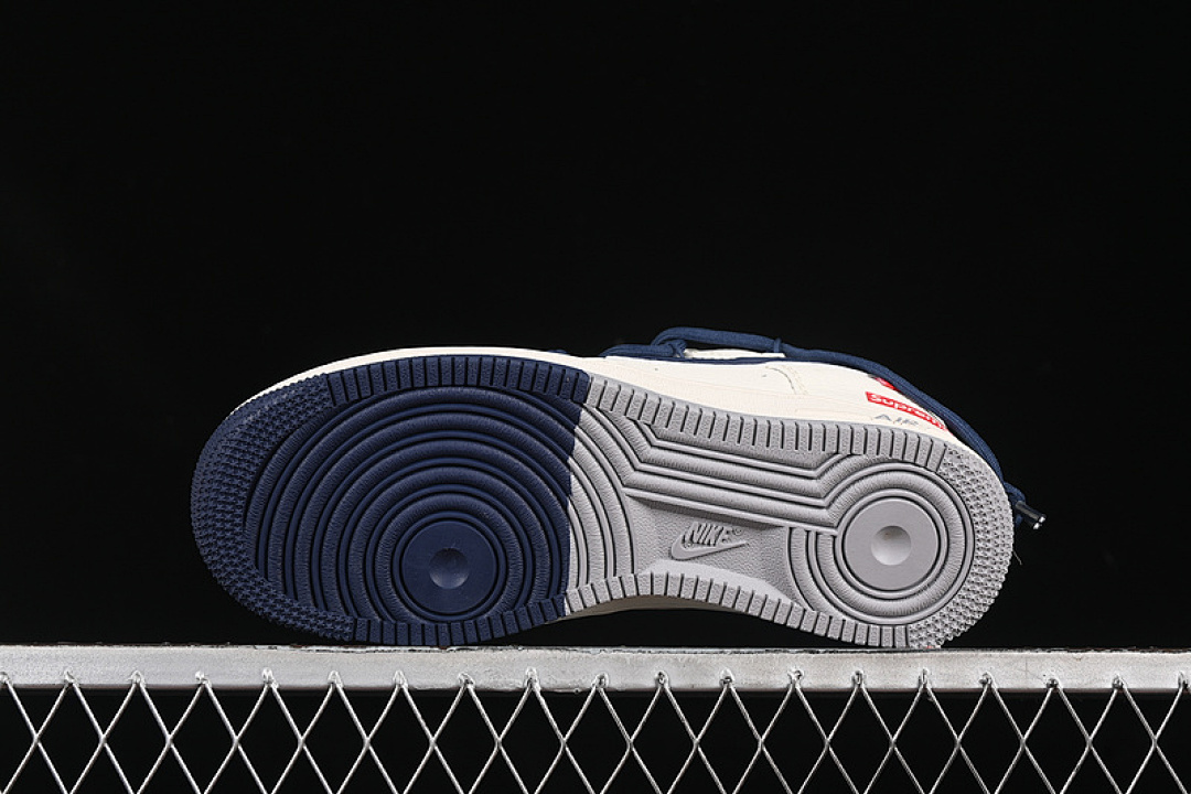 Nike [DM6868-068]-[AIR FORCE 1 07 LOW SUPREME WHITE/GREY/BLUE]-[WOMAN:36-39]-[MAN:40-45] - Image 15