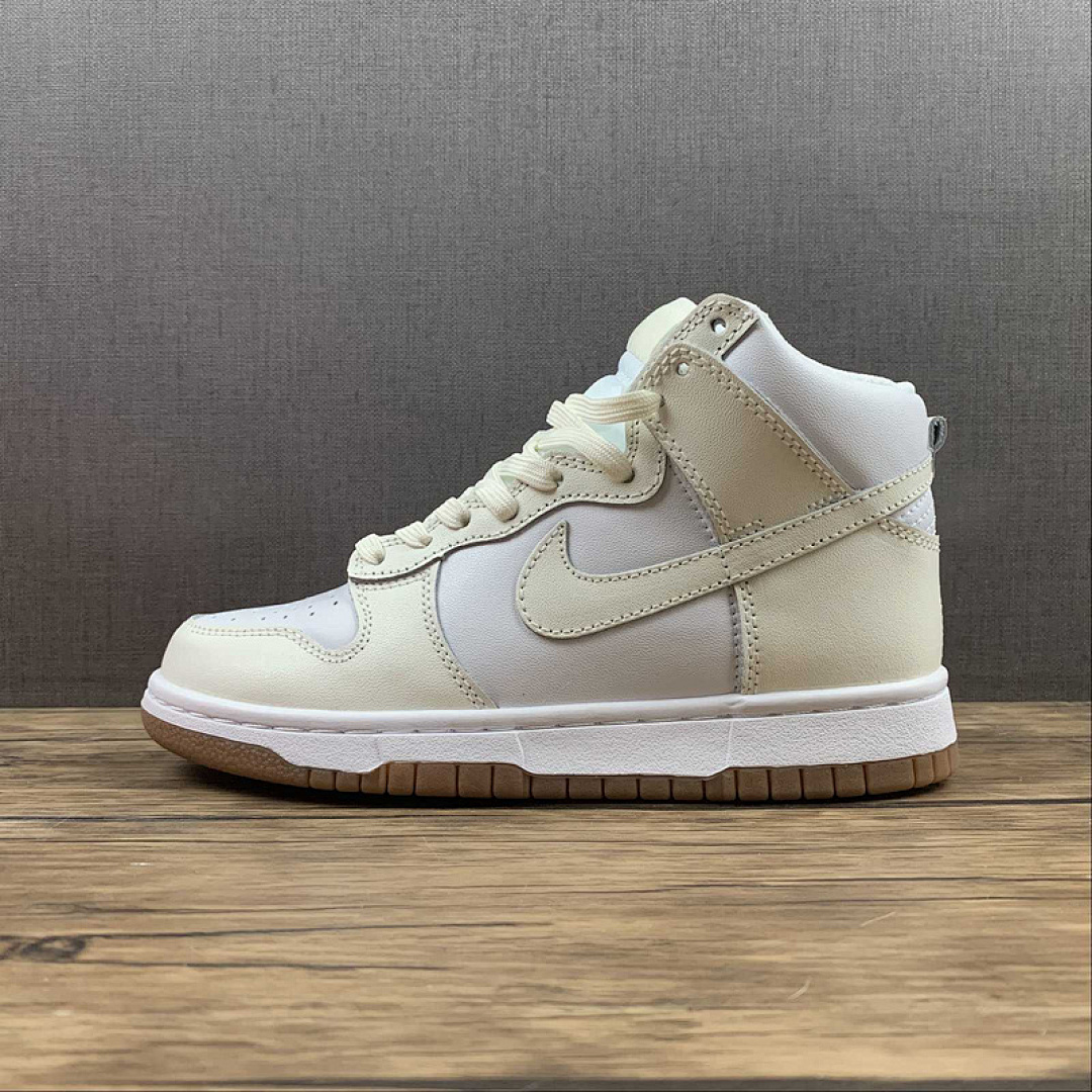 Unbranded [DD1869-109]-[SB DUNK HIGH SAIL GUM WHITE/SAIL/GUM MEDIUM BROWN]-[WOMAN:36-39]-[MAN:40-45], photo 1