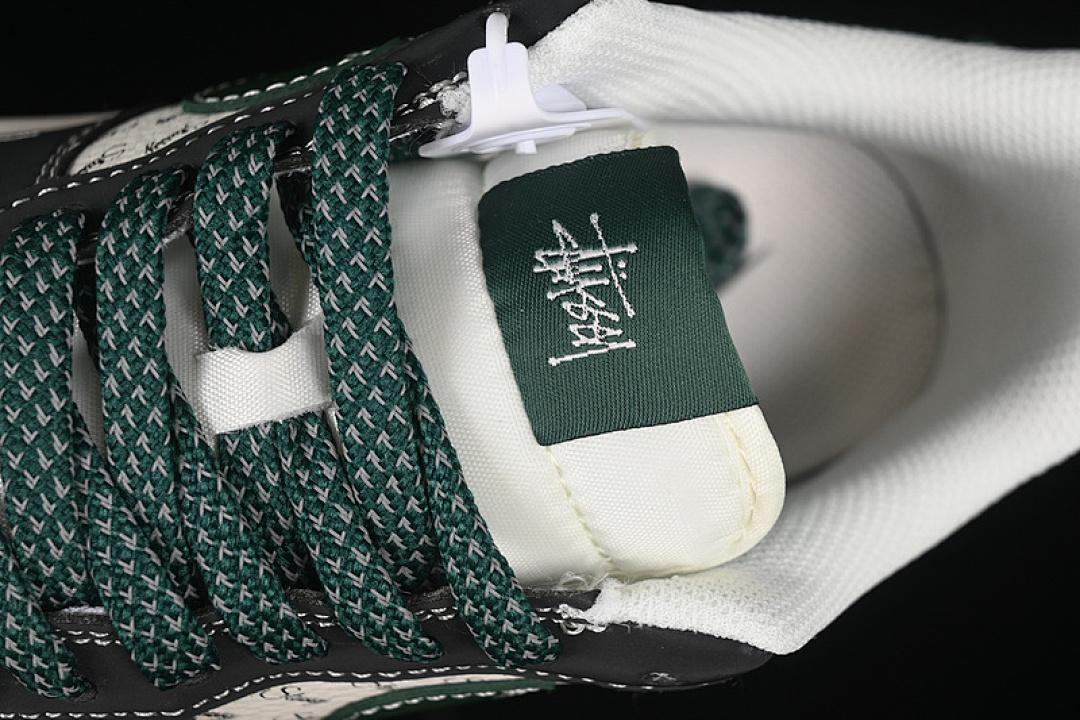 Nike [XS1958-572]-[AIR FORCE 1 07 LOW WHITE/BLACK/GREEN]-[WOMAN:36-39]-[MAN:40-45] - Image 9