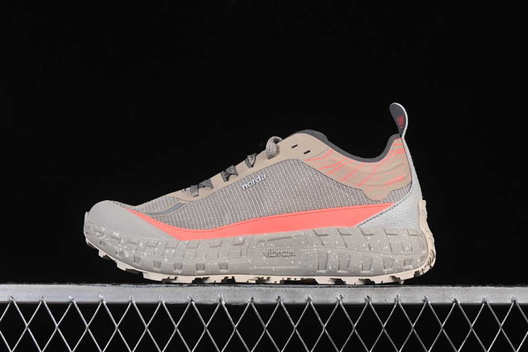 Norda [NORDA 001 DYNEEMA CASUAL RUNNING SHOES LIGHT GRAY/ORANGE]-[WOMAN:36-39]-[MAN:40-45], photo 1