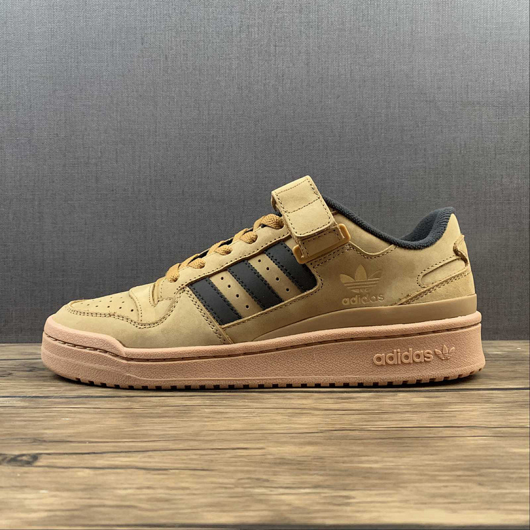 Unbranded [GW6230]-[FORUM 84 LOW SHOES WHEAT/WHEAT/CORE BLACK]-[UNISEX:35-42], photo 1