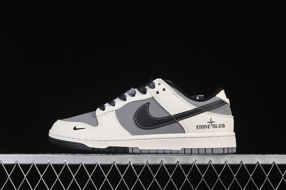 Nike SB DUNK LOW WHITE/GREY/BLACK · JP8028-041, photo 1