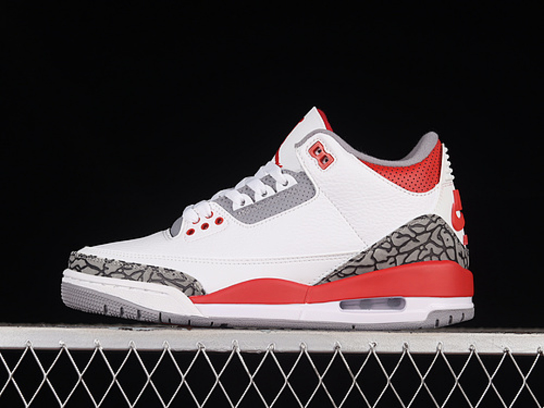 Jordan [DN3707-160]-[AIR JORDAN 3 RETRO WHITE/FIRE RED/CEMENT GREY/BLACK]-[MAN:40-47.5], photo 1
