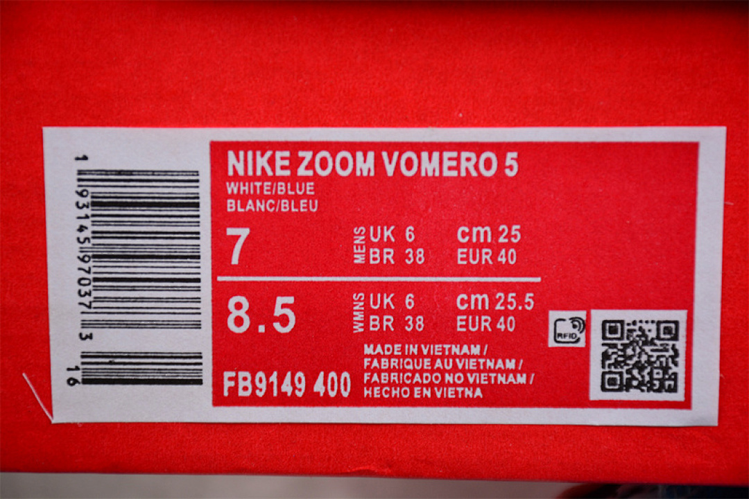 Nike [FB9149-400]-[ZOOM VOMERO 5 SP WHITE/BLACK/GREY/BLUE]-[MAN:39-45] - Image 3