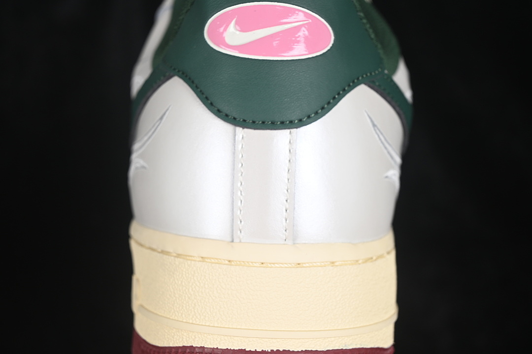 Nike [IR5896-030]-[AIR FORCE 1 07 LOW CASUAL SNEAKERS GREEN/GREY/RED]-[WOMAN:36-39]-[MAN:40-45] - Image 6