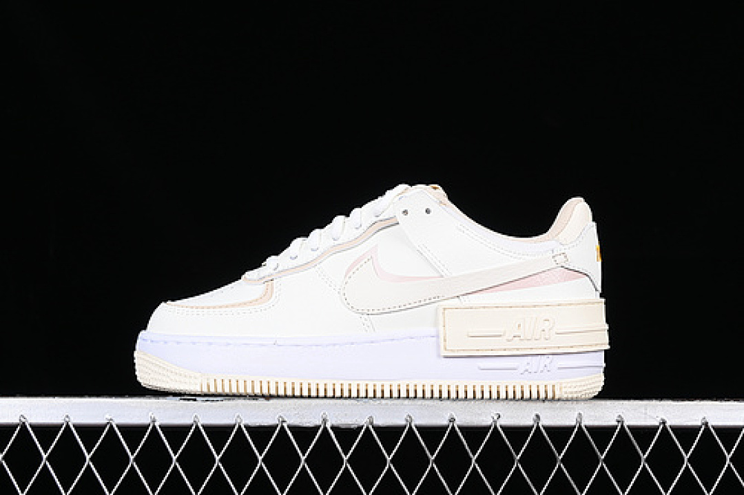 Nike Nike AIR FORCE 1 SHADOW WHITE/GREY/GOLD/PINK · FQ6871-111, photo 1