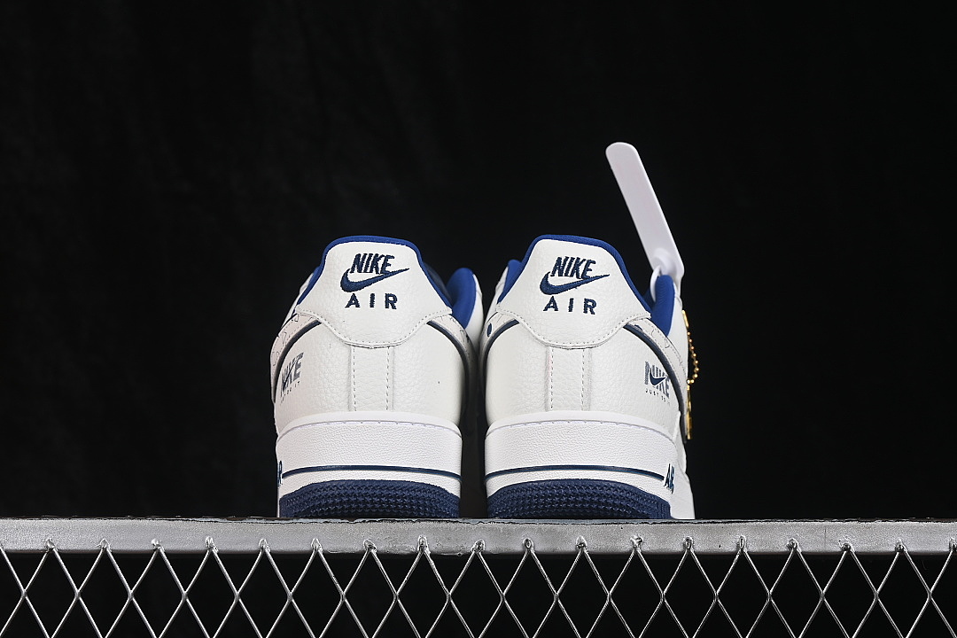 Nike [WY0655-112]-[AIR FORCE 1 07 LOW CASUAL SNEAKERS NAVY BLUE/WHITE]-[WOMAN:36-39]-[MAN:40-45] - Image 13