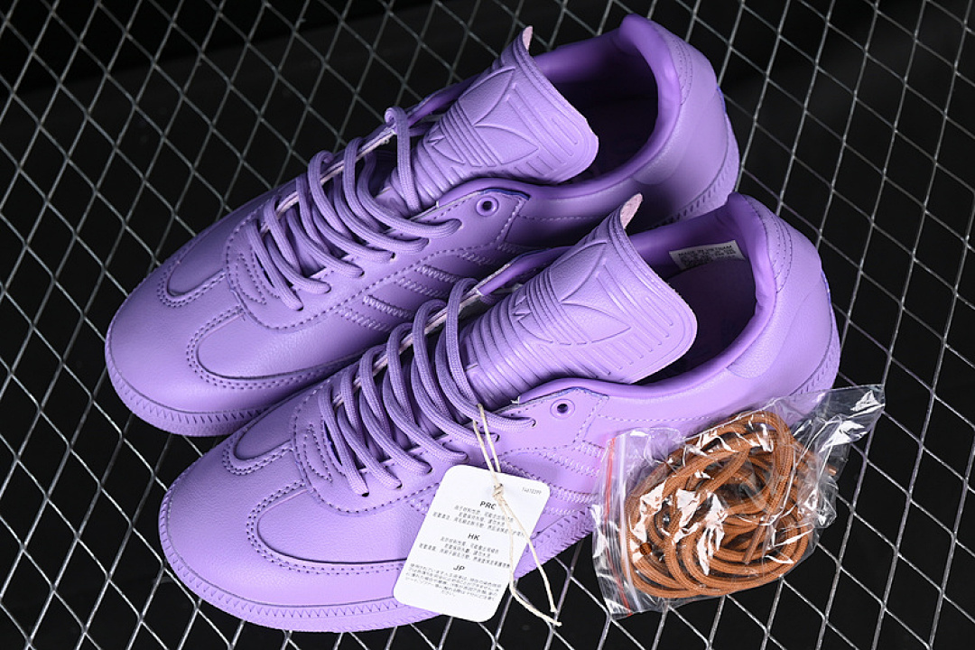 Adidas [IE7296]-[ADIDAS PHARRELL X SAMBA HUMAN RACE PURPLE/PURPLE/PURPLE]-[WOMAN:35-39]-[MAN:40-45] - Image 10