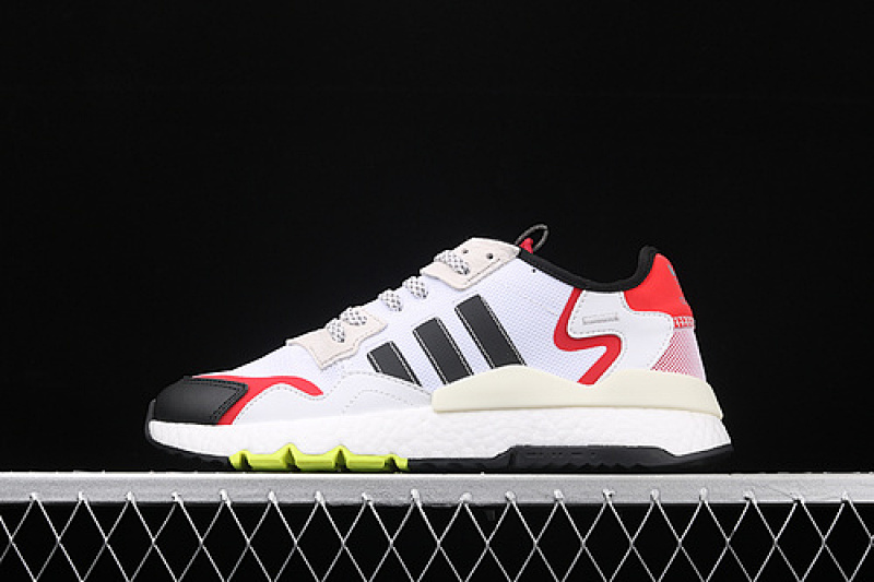 NITE JOGGER SHOES CLOUD WHITE/CORE BLACK/RED · EH1293, photo 1