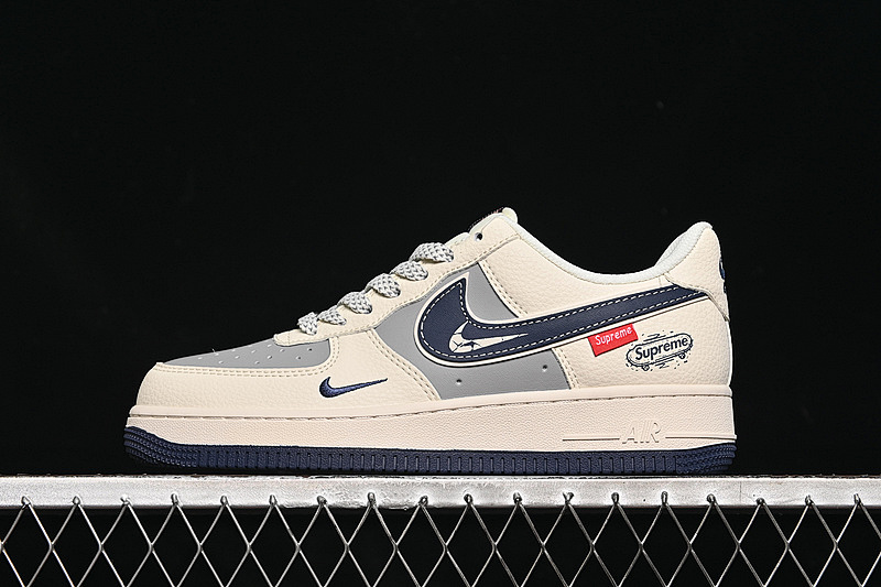 Nike Nike AIR FORCE 1 07 LOW SUPREME WHITE/GREY/BLUE · SM6668-112, photo 1