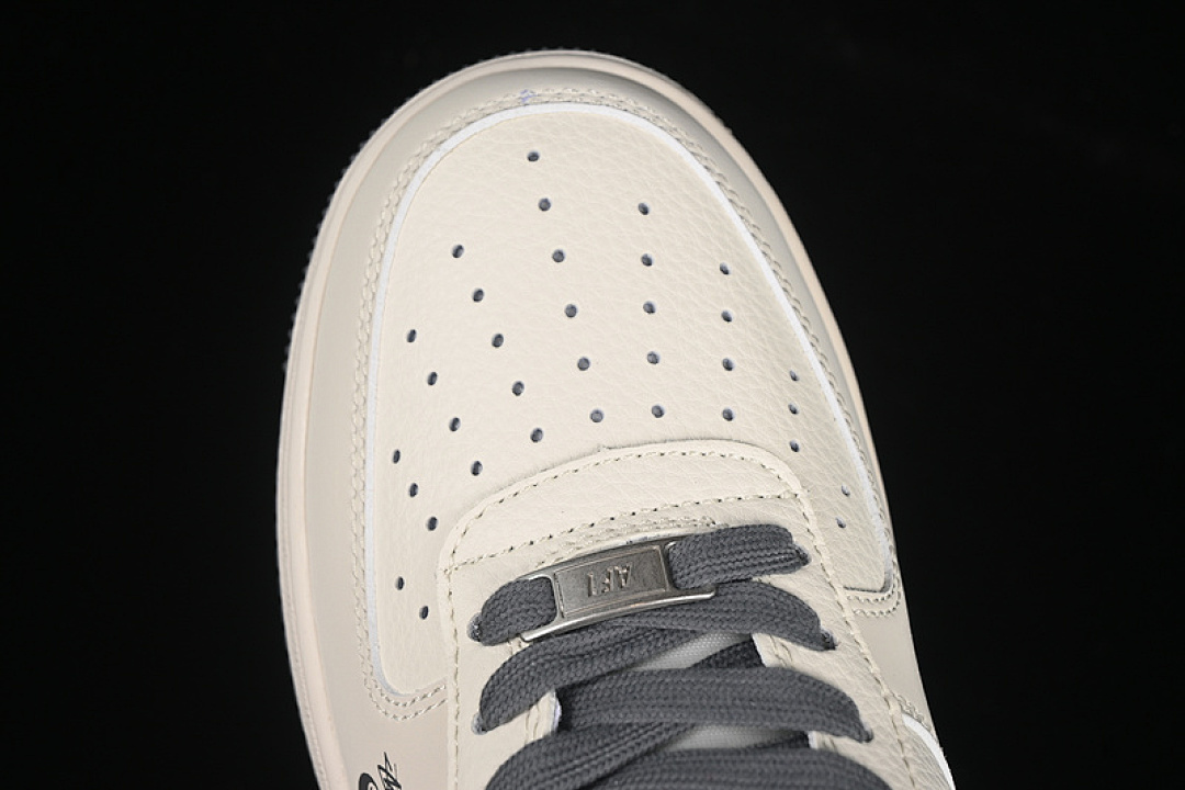 Nike [XS1958-573]-[AIR FORCE 1 07 LOW WHITE/GREY/RED]-[WOMAN:36-39]-[MAN:40-45] - Image 10
