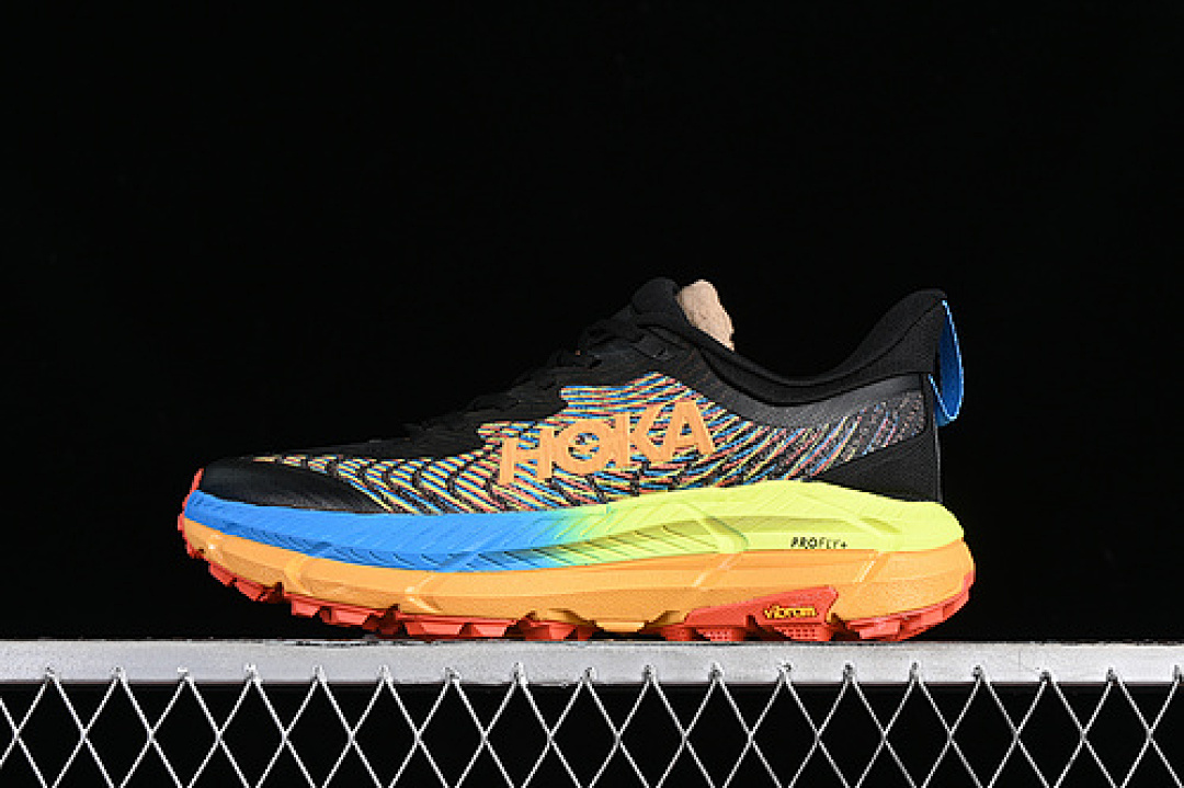 Hoka Hoka [1138472 BKML]-[ ONE MAFATE SPEED 4 BLACK/BLUE/YELLOW/ORANGE]-[WOMAN:36-39]-[MAN:40-45], photo 1
