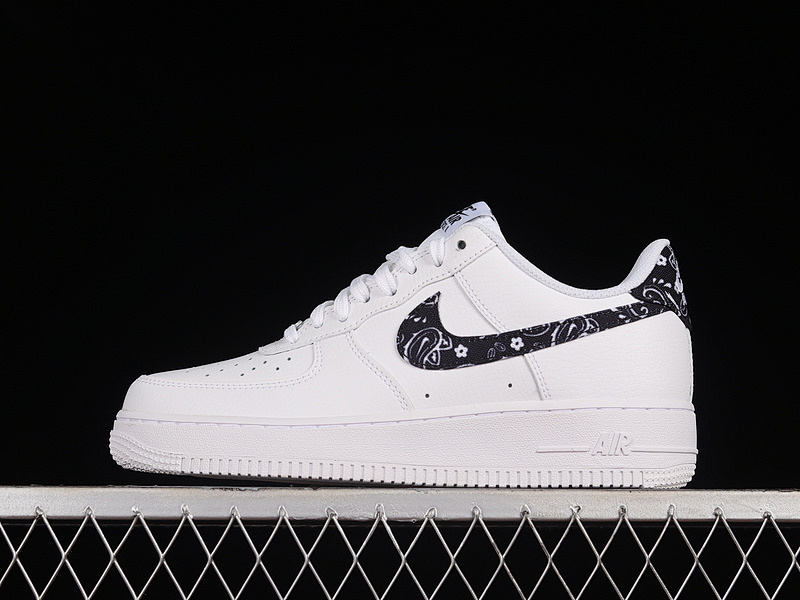 Nike Nike AIR FORCE 1 LOW BLACK PAISLEY WHITE/BLACK-WHITE · DH4406-101, photo 1