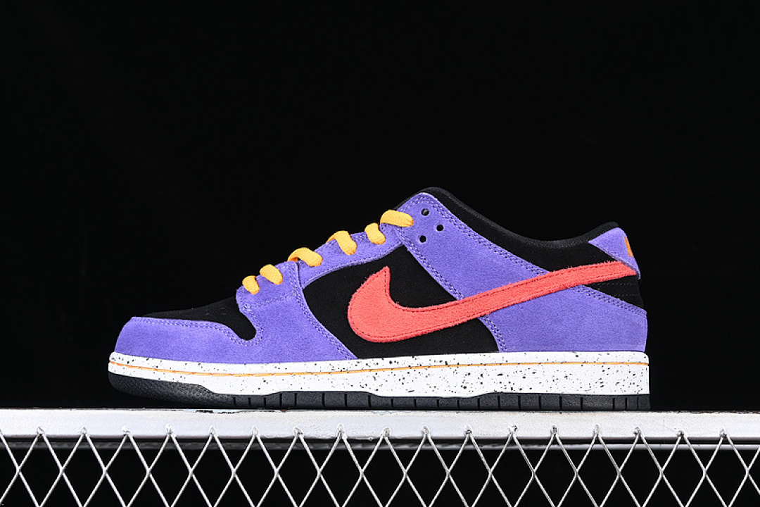 Purple [BQ6817-008]-[DUNK LOW PRO SB ACG TERRA BLACK/SUNBURST/VARSITY PURPLE]-[UNSIZE:36-46], photo 1