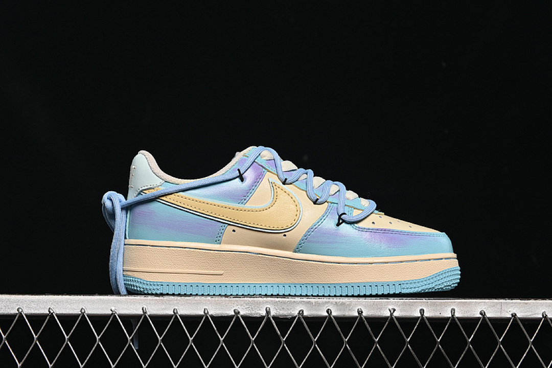 Nike [XL2332-555]-[AIR FORCE 1 07 LOW SWEET DREAM OF SEA SALT BLUE/BEIGE]-[WOMAN:36-39]-[MAN:40-45] - Image 16