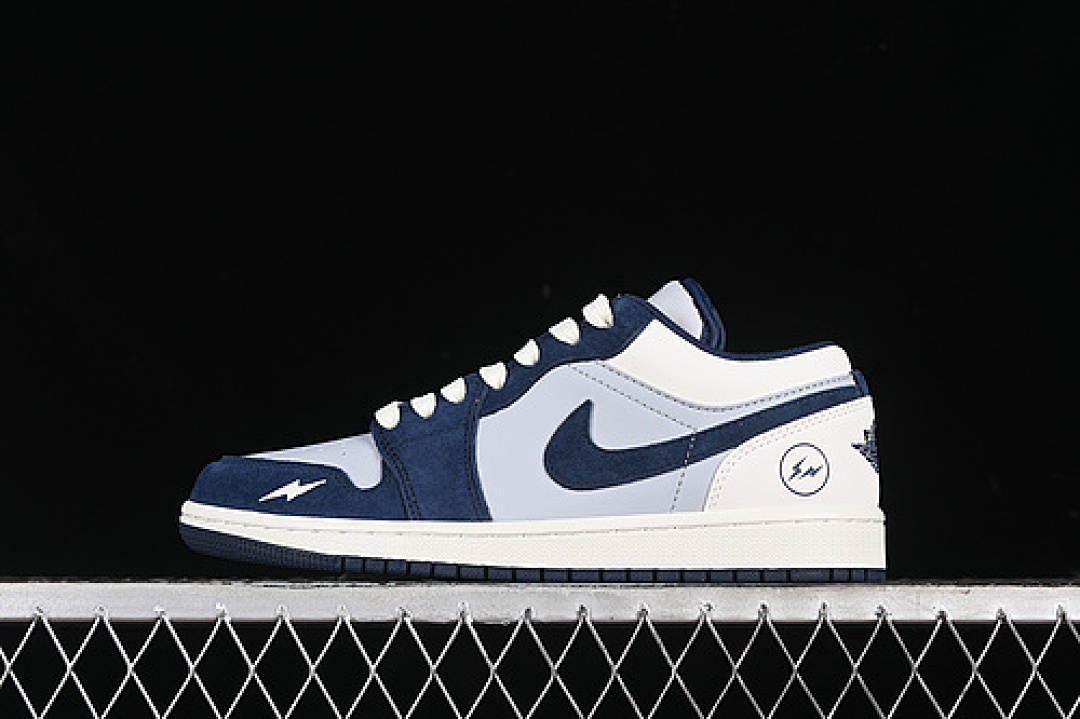 Jordan [DC2024-026]-[AIR JORDAN 1 LOW OFF WHITE/GREY/BLUE]-[WOMAN:36-39]-[MAN:40-45], photo 1