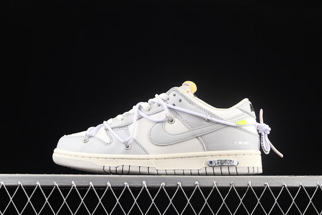 Off-White [DM1602-123]-[OFF-WHITE X DUNK LOW LOT 49 OF 50 SAIL/NEUTRAL GREY/WHITE]-[UNSIEX:36-47.5], photo 1