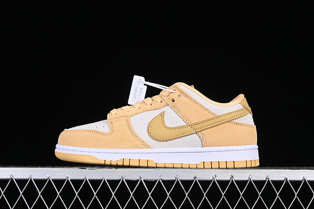 Unbranded [DV7411-200]-[DUNK LOW LX CELESTIAL GOLD/WHEAT GOLD/SAIL/GOLD SUEDE/MIDNIGHT NAVY/WHITE], photo 1