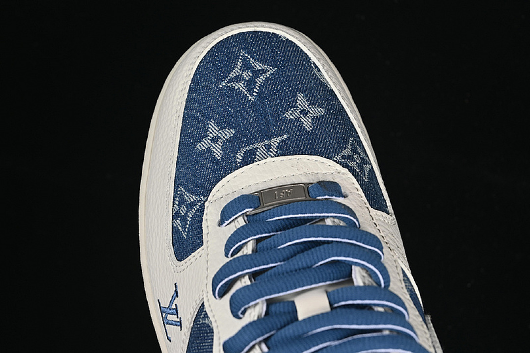 Nike [SC9207-536]-[AIR FORCE 1 07 LOW LV WHITE/BLUE]-[WOMAN:36-39]-[MAN:40-45] - Image 9