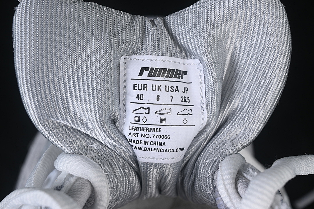 Balenciaga [W3RXP9110]-[RETRO CASUAL SHOES WHITE/SILVER/WHITE]-[WOMAN:35-39]-[MAN:40-46] - Image 7