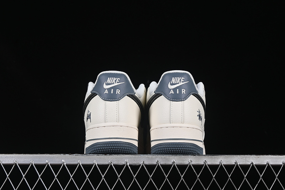 Nike [XZ6188-761]-[AIR FORCE 1 07 LOW WHITE/GREY/BLUE/BLACK]-[WOMAN:36-39]-[MAN:40-45] - Image 14