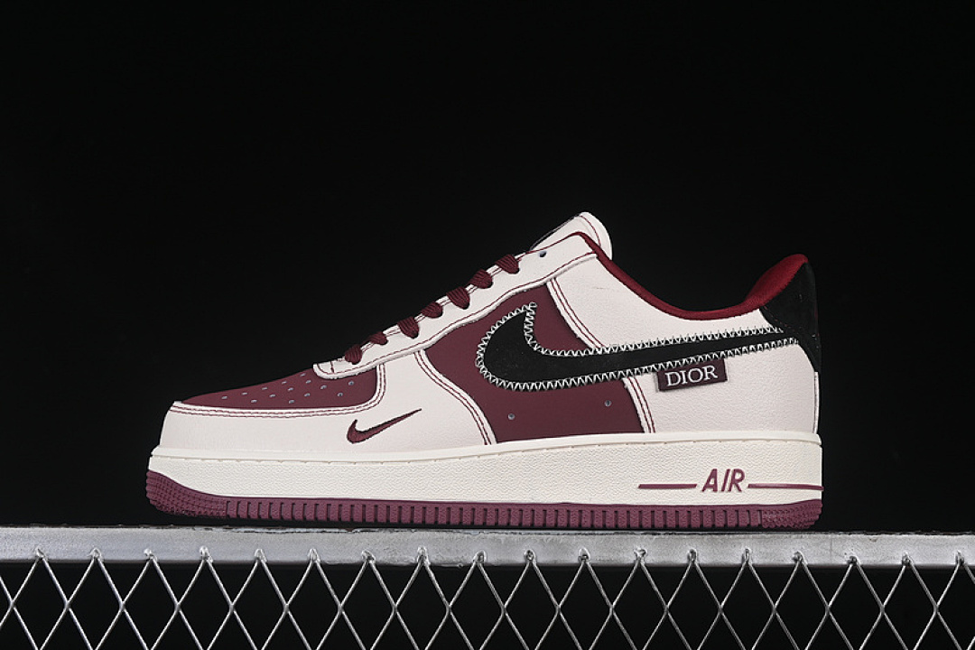 Nike [KK1988-046]-[AIR FORCE 1 07 LOW BLACK/RED/WHITE]-[WOMAN:36-39]-[MAN:40-45] - Image 2
