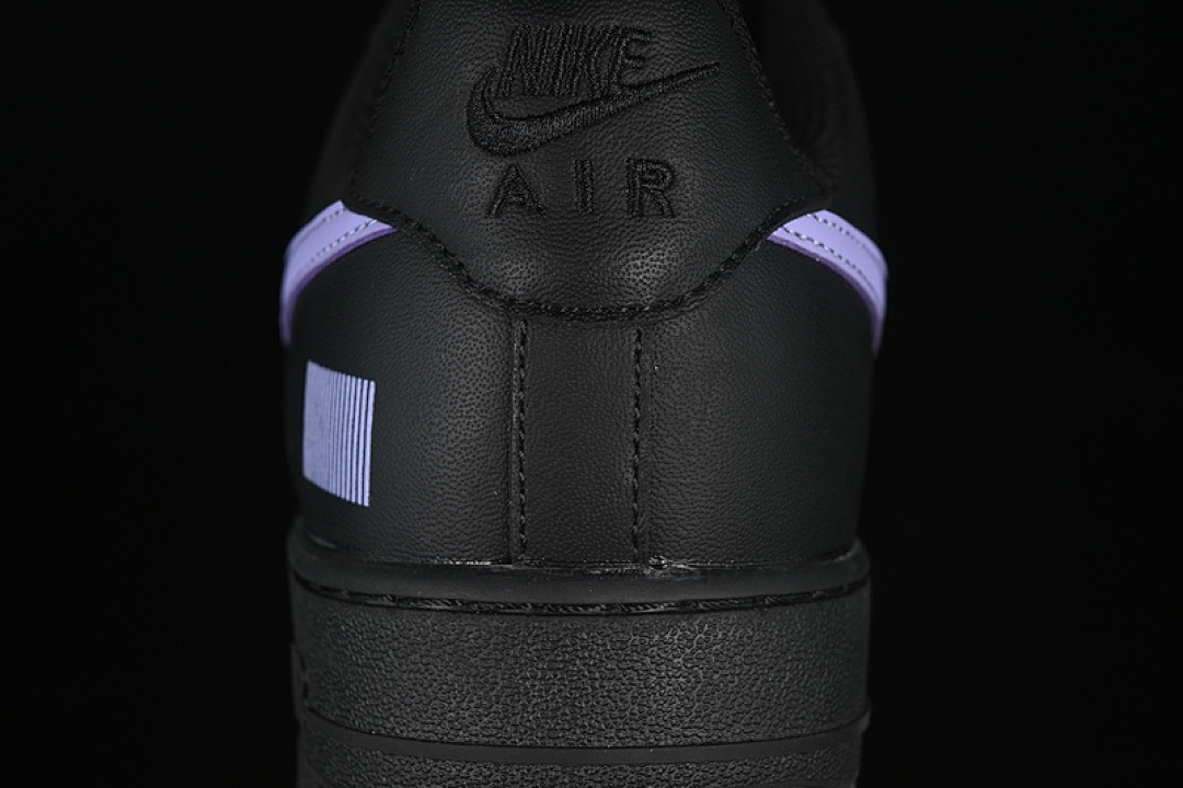 Nike [CW2288-111]-[AIR FORCE 1 07 LOW BLACK/PURPLE]-[WOMAN:36-39]-[MAN:40-45] - Image 7