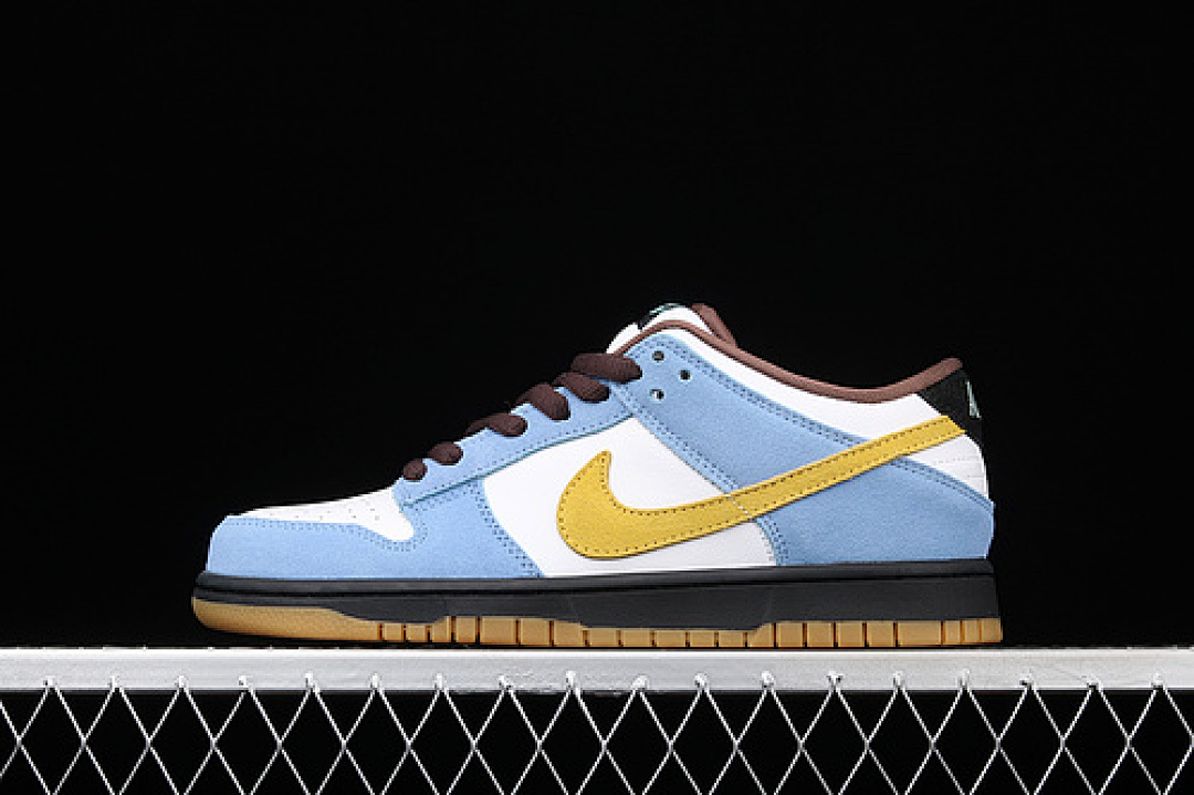 Unbranded [DUNK LOW HOMER SB WHITE/MEDIUM YELLOW-UNIVERSITY BLUE]-[MAN:39-45], photo 1