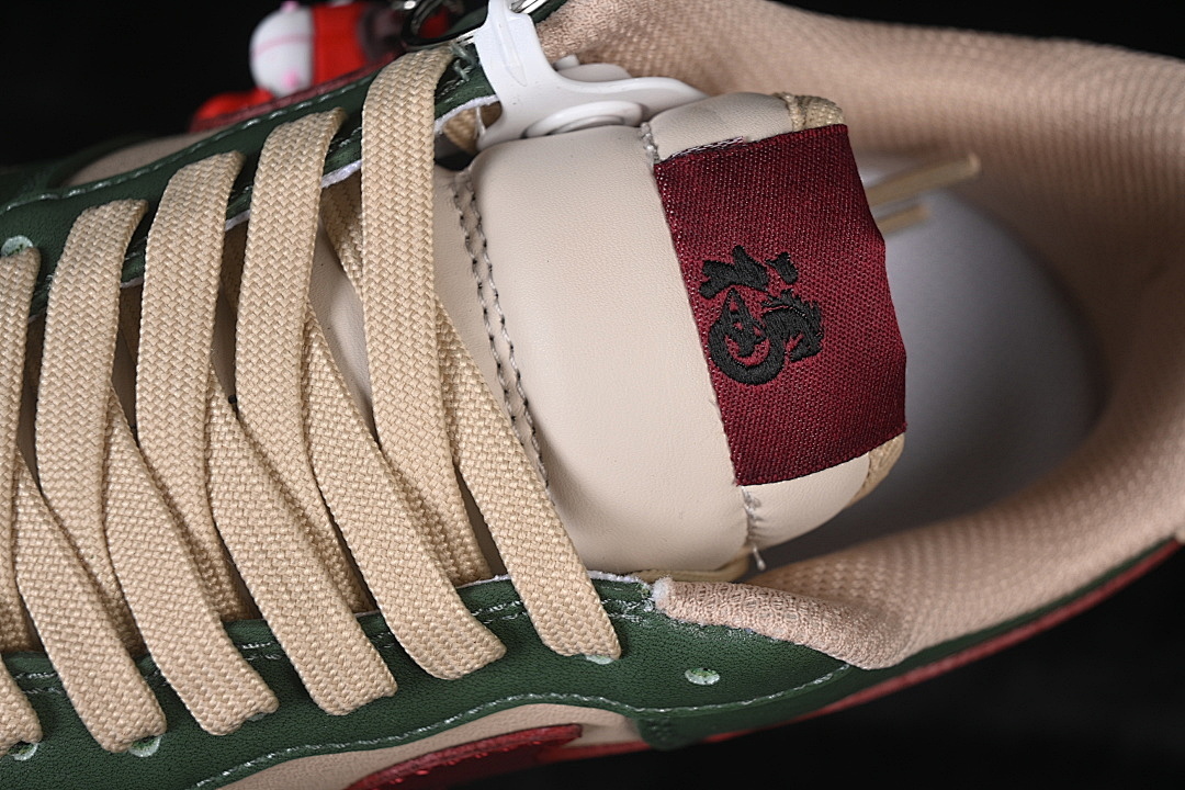 Nike [NH0601-518]-[AIR FORCE 1 07 LOW CASUAL SNEAKERS BROWN/GREEN/RED]-[WOMAN:36-39]-[MAN:40-45] - Image 9