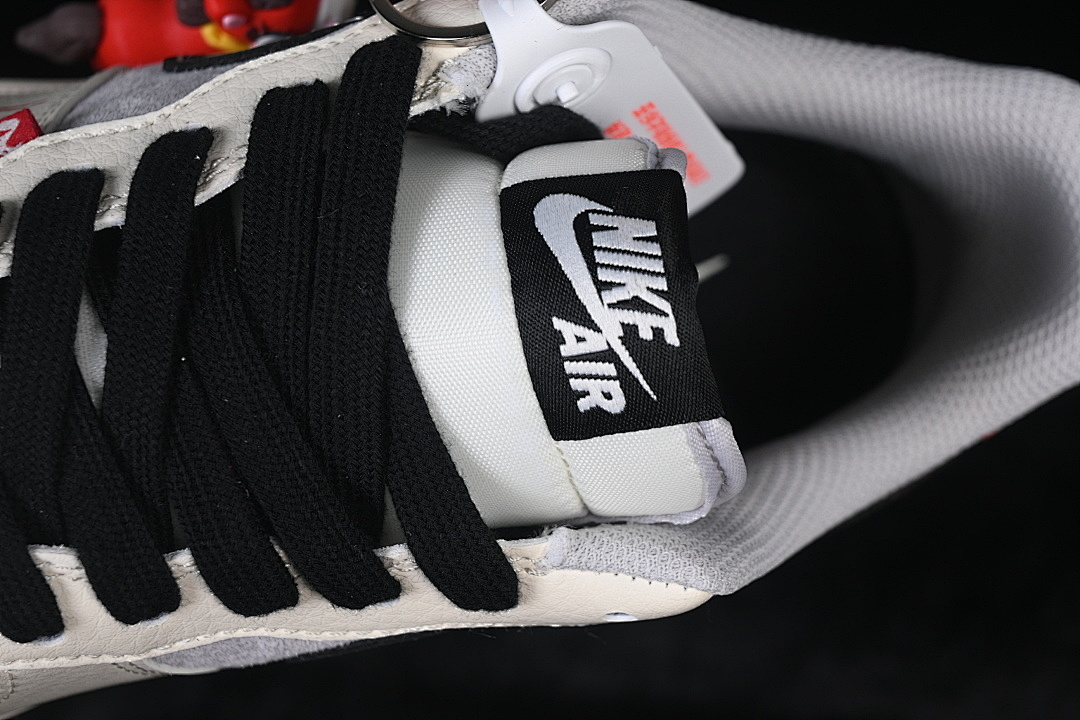 Nike [XD0028-015]-[AIR FORCE 1 07 LOW WHITE/GREY/BLACK/RED]-[WOMAN:36-39]-[MAN:40-45] - Image 9