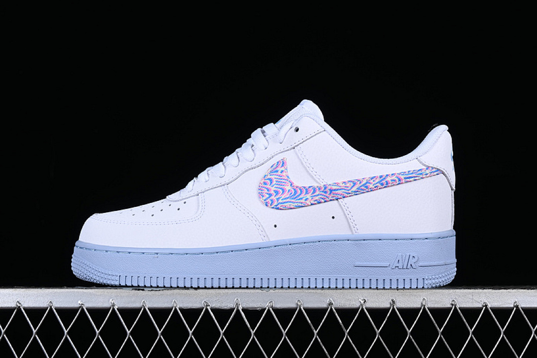 Nike Nike AIR FORCE 1 07 LOW WHITE/HYDROGEN BLUE/LASER BLUE · CZ0377-100, photo 1