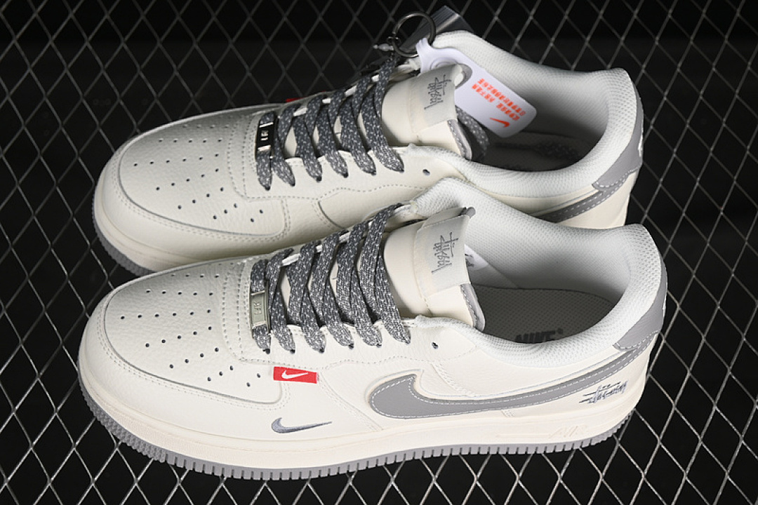 Nike [CS5288-008]-[AIR FORCE 1 07 LOW WHITE/GREY]-[WOMAN:36-39]-[MAN:40-45] - Image 11