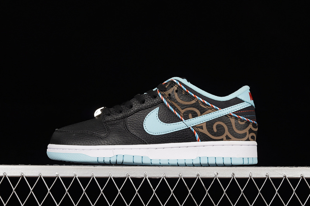 Unbranded [DH7614-001]-[DUNK LOW SE 'BARBER SHOP (BLACK' BLACK/COPA/WHITE/CHILE RED]-[UNISEX:36-47.5]), photo 1