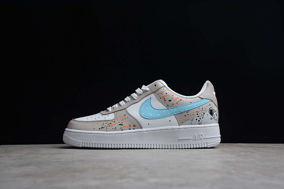 Nike [DD8959-111]-[AIR FORCE 1 LOW WHITE/GREY/BLUE]-[WOMAN:36-39]-[MAN:40-45], photo 1