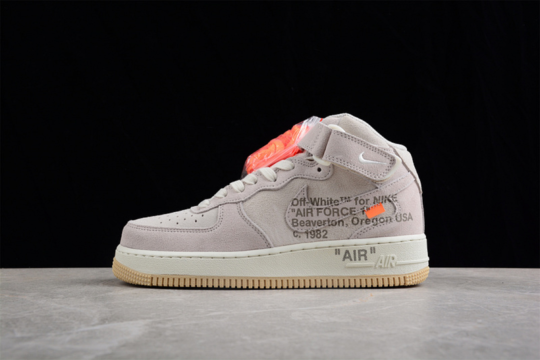 Nike [CW2255-100]-[AIR FORCE 1 MID 07 LIGHT GREY/WHITE/LIGHT BROWN]-[WOMAN:36-39]-[MAN:40-45], photo 1
