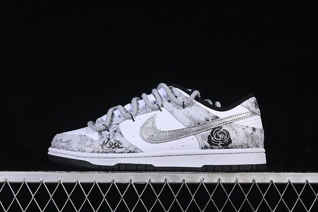 Nike DUNK LOW CASUAL SNEAKERS GREY/WHITE/BLACK · DD1391-100, photo 1