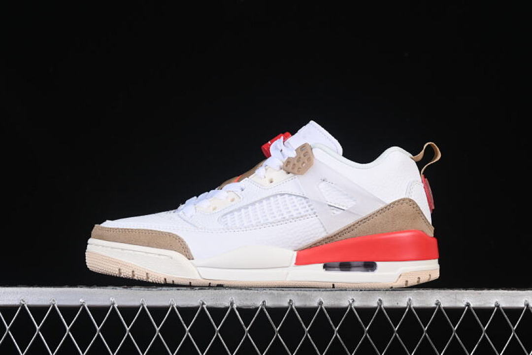 Jordan [FQ1759-105]-[JORDAN SPIZIKE LOW AJ WHITE/BROWN/RED]-[WOMAN:36-39]-[MAN:40-47.5], photo 1