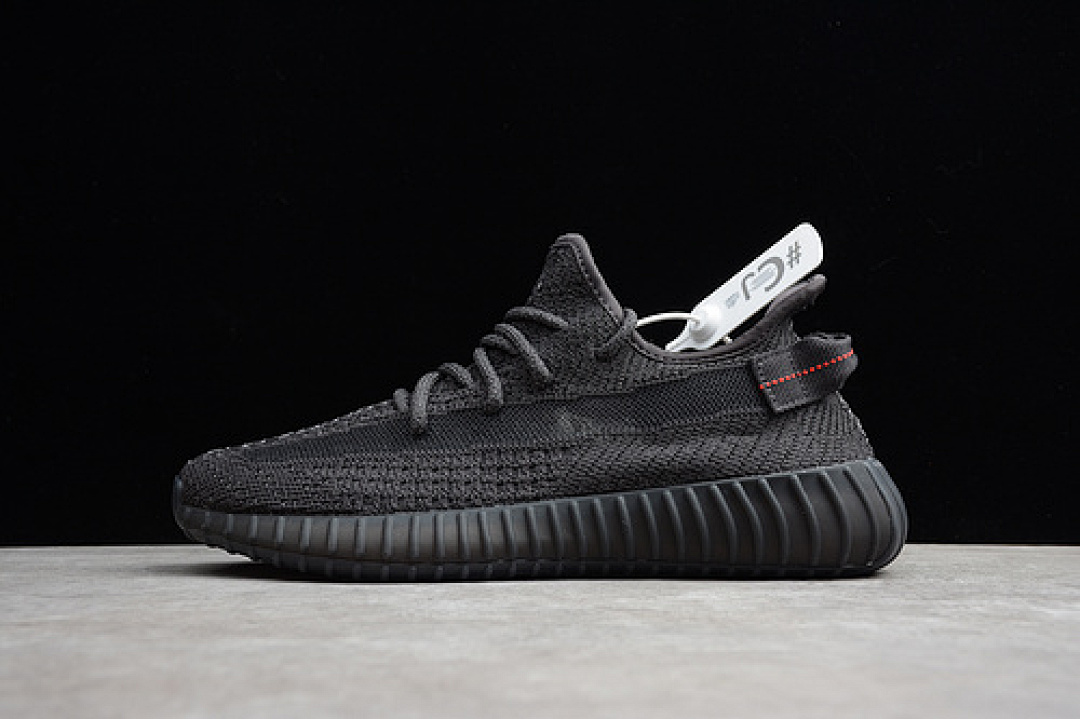 Adidas [FU9007]-[CJ YEEZY BOOST 350 V2 STATIC REFLECTIVE BLACK/BLACK]-[UNISEX:36-47], photo 1