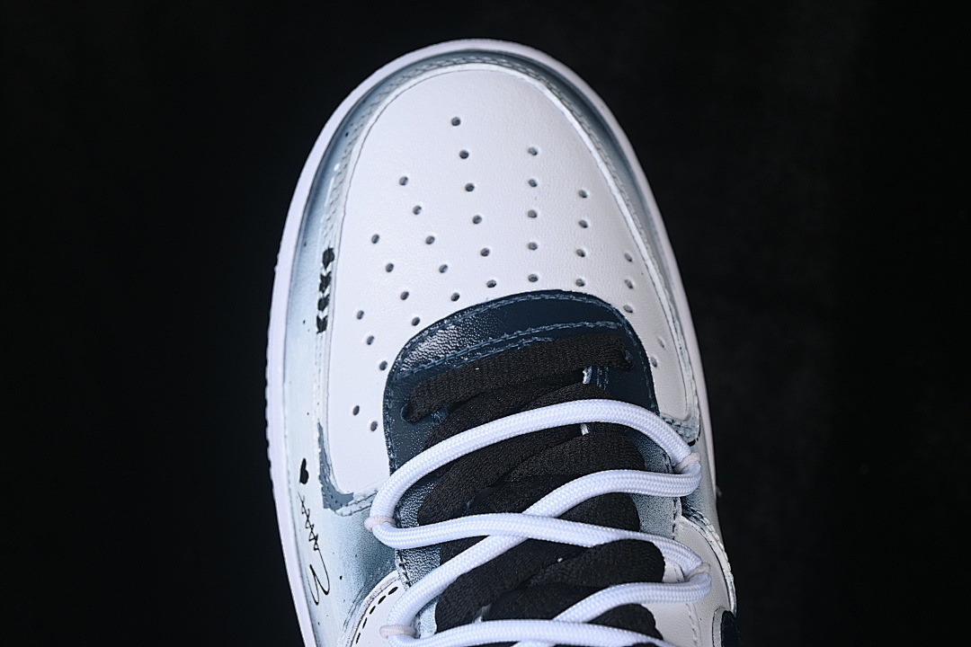 Nike [CW2288-111]-[AIR FORCE 1 07 LOW CASUAL SNEAKERS WHITE/BLUE/WHITE]-[WOMAN:36-39]-[MAN:40-45] - Image 10