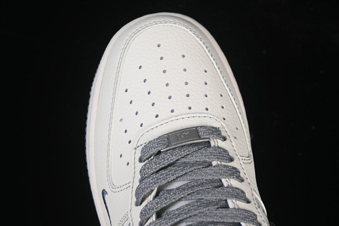 Nike [HH7518-079]-[AIR FORCE 1 07 LOW CASUAL SNEAKERS GREY/WHITE]-[WOMAN:36-39]-[MAN:40-45] - Image 9
