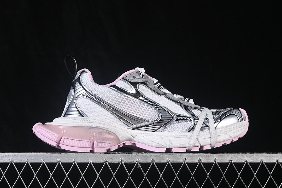 Balenciaga [W3XGC9510]-[FASHIONABLE RUNNING SHOES WHITE/SILVER/PINK]-[WOMAN:35-39]-[MAN:40-46] - Image 16
