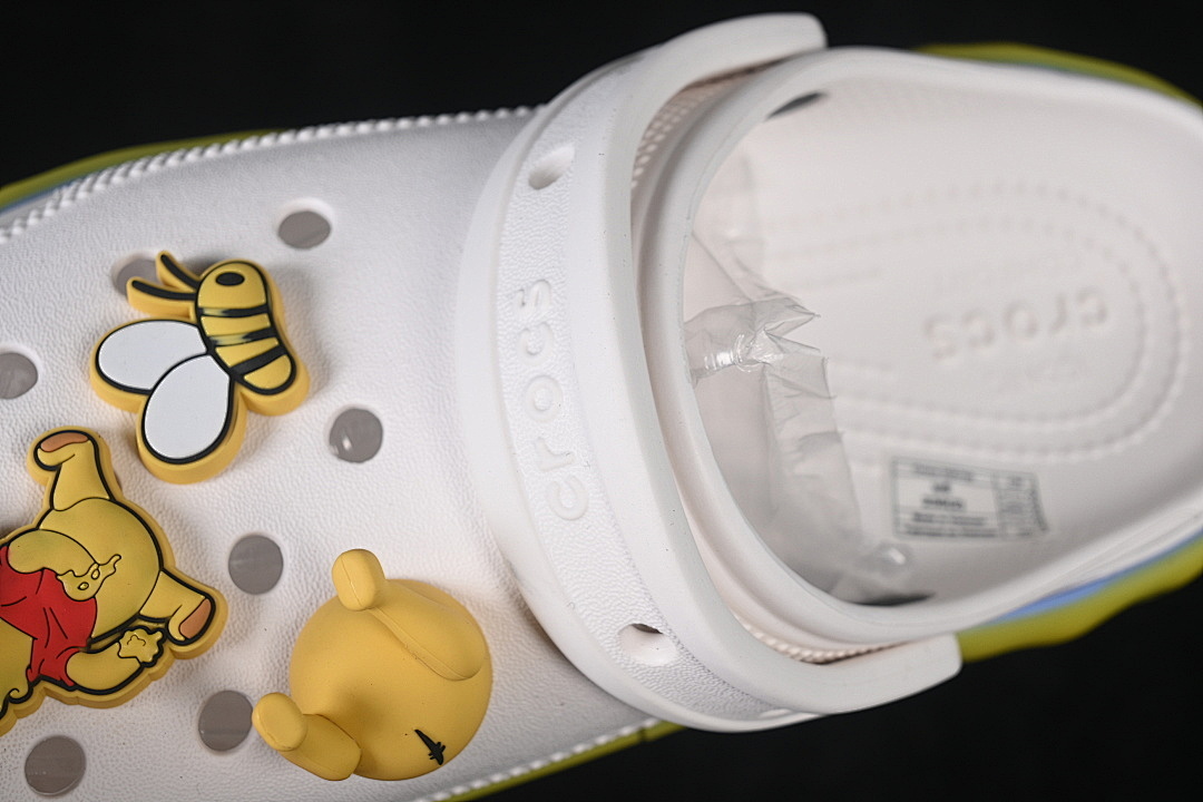 Crocs [ROUND-TOED THICK-SOLED SLIPPERS WHITE/YELLOW/BLUE]-[WOMAN:34-39]-[MAN:40] - Image 5